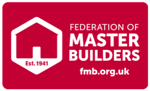 Federation of master builders logo.
